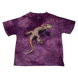 Peace Out Gecko Kids Tee (Kids Medium)